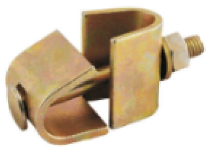 Eastman scaffolding beam clamp coupler for secure connection to steel girders