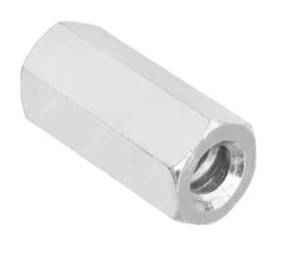 Eastman scaffolding coupler nut for secure scaffold tube connections