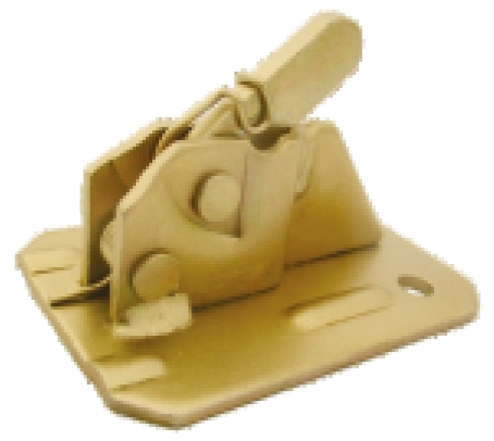 Scaffolding swivel clamp with locking mechanism