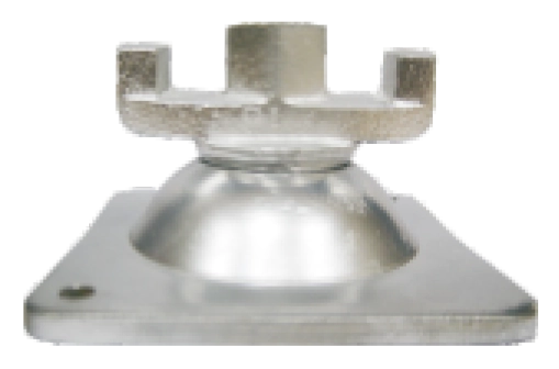 Square wing anchor nut for scaffolding and formwork